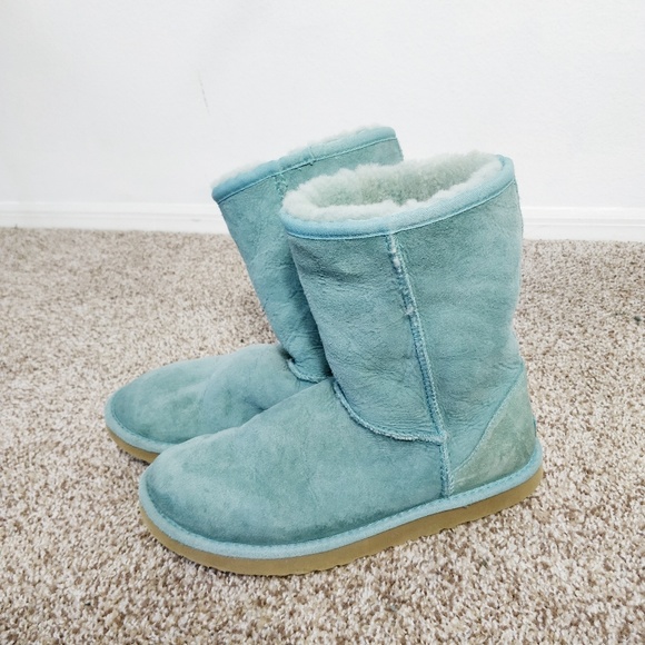 UGG Shoes - UGG Teal/Blue Short Boots Size 8
